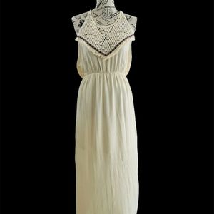 Entro boho maxi Crocheted large dress